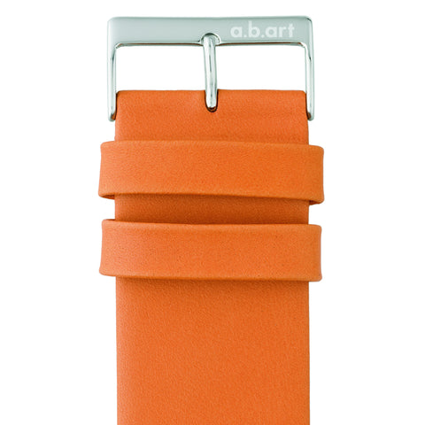  Leather strap orange 1.1 size M